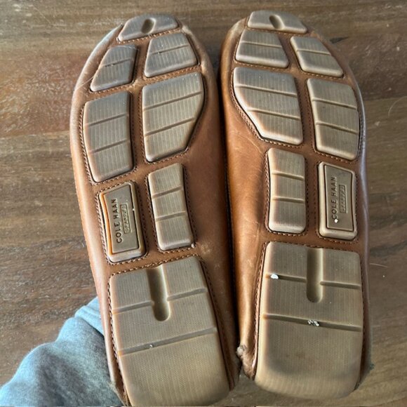 Cole Haan Grand OS‎ Men's Sz 10M Wyatt Driver C35784 Brown Loafer Shoes Slip On - Picture 7 of 10